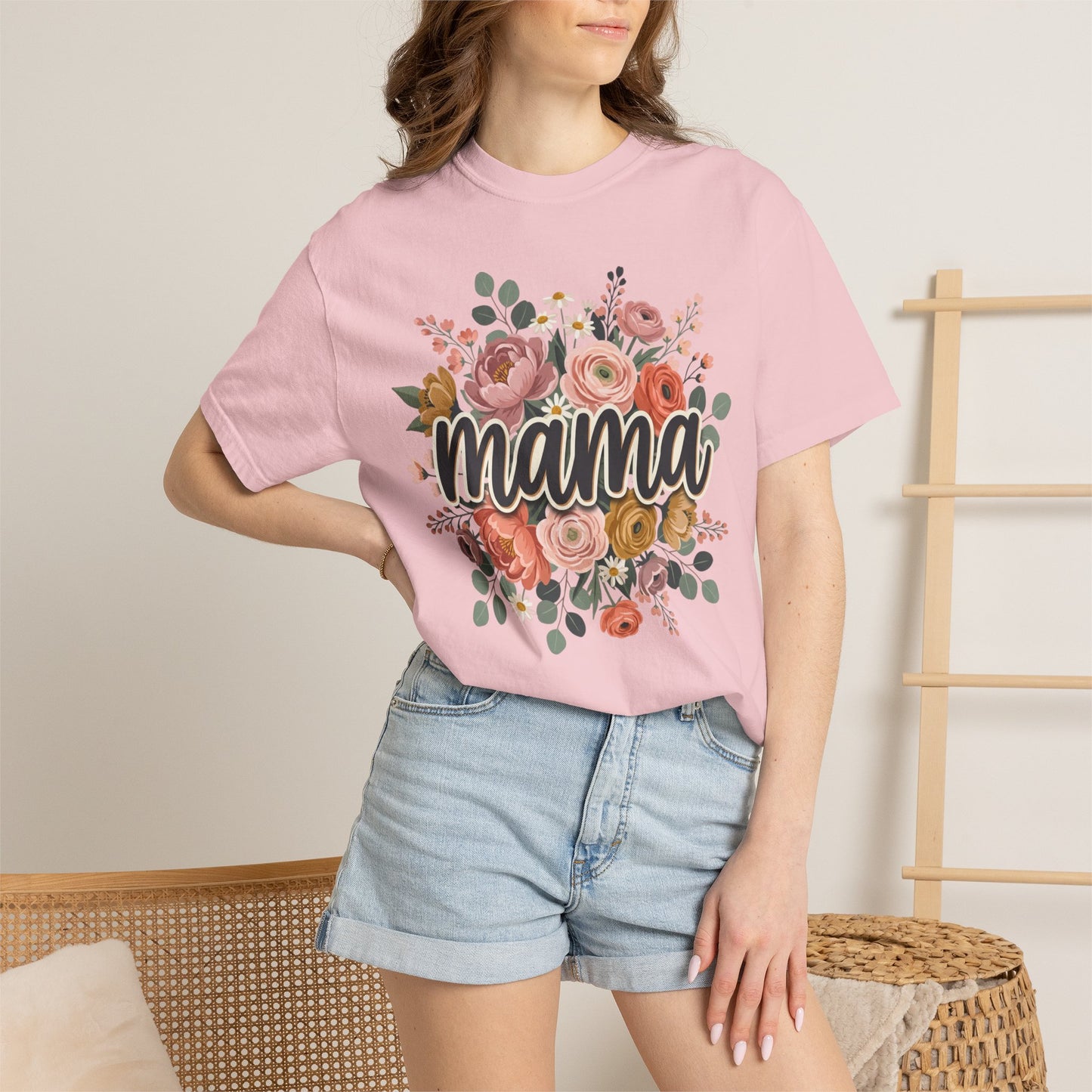 Mama Floral T‑Shirt — Mother's Day Flower Graphic Tee